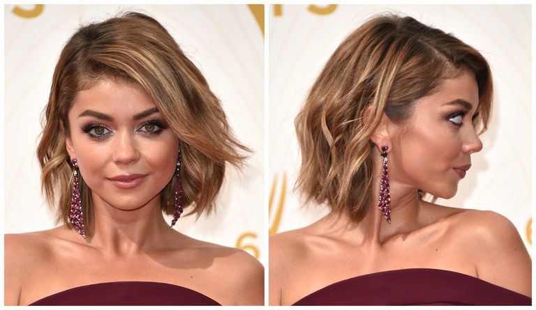 7. The Side Parted Bob of Sarah Hyland’s