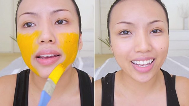 2. Turmeric Face Mask to Calm Your Face Skin